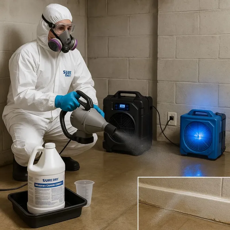 Sanitization and Odor Removal process in Rockledge, PA