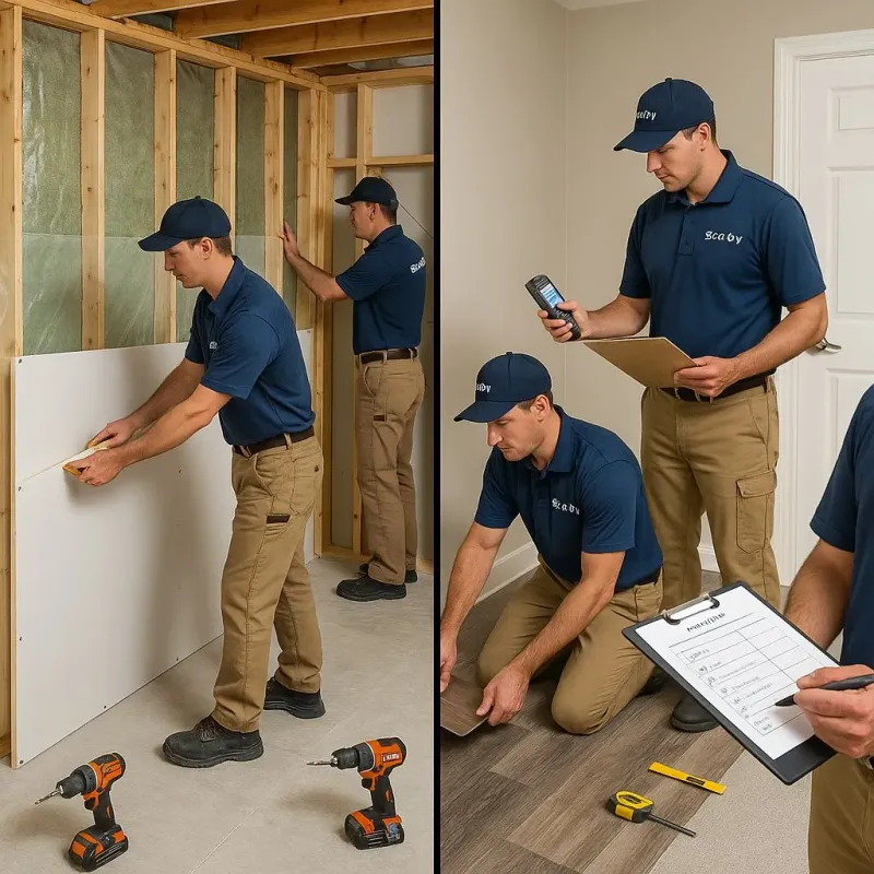 Repairs and Reconstruction process in Rockledge, PA